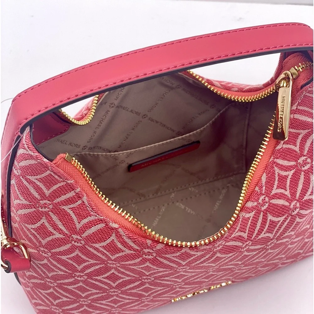 Michael Kors Ember Small Shoulder Crossbody Bag MK Light Berry Multi